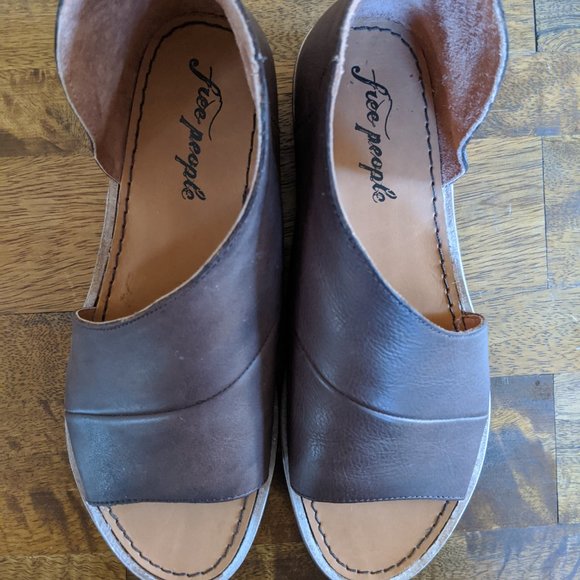 Free People Mont Blanc Sandals Size 8 Like New - Picture 3 of 7